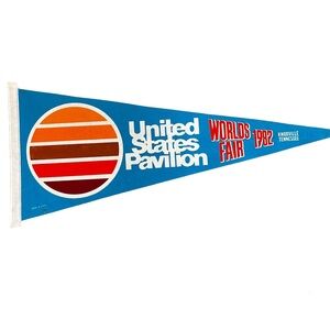 1982 World’s Fair Knoxville, TN Pennant, United States Pavilion Good condition